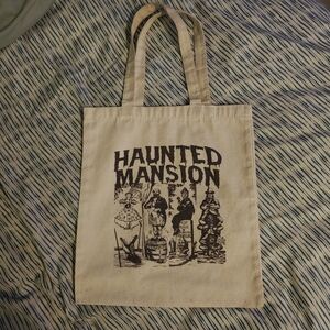Disneyland Haunted Mansion Canvas Tote Bag